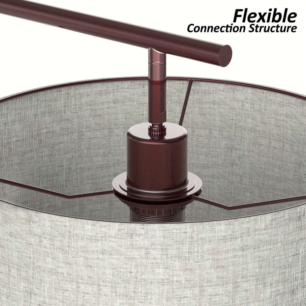 Arched\u002FArc Floor Lamp with Remote Control And Bulb Included