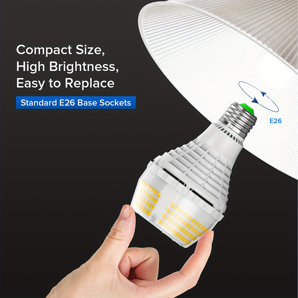 SANSI 6000LM A21 LED Light Bulb - 40 Watts (400 Watts Equiv) Super Ultra Brightness Bulb Non-Dimmable, Safe 25000H Lifespan, E26 Base, 270° Beam Angle, Perfect for Home Office Workshop