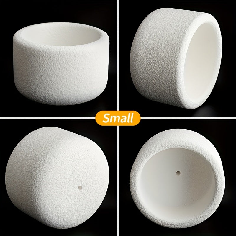 Large Stone-Textured Lampshades Are Artistically Suspended in a Spacious Exhibition Hall. The Ultra-Lightweight, High-Quality Cream-White Italian-Style Lampshade Additions Are Perfect for Creative Studios, Italian Villas, Entryways, Corridors