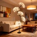 71-Inch Explosion Star Romantic Dandelion Black\u002FWhite Branch LED Ambient Tree Light, Suitable for Living Rooms, Bedrooms, Outdoor Courtyards And Other Places, Suitable for Valentine'S Day, New Year, Spring Festival, Christmas Decoration